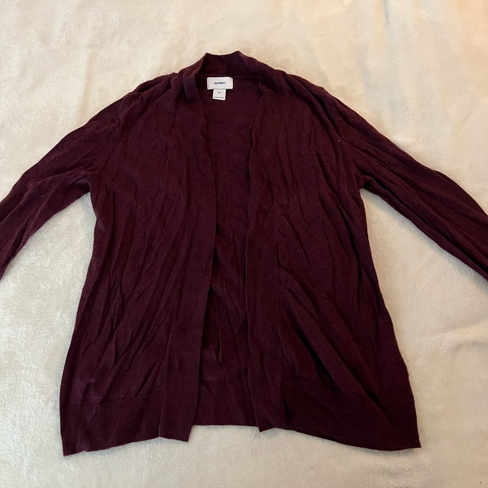 Women’s Burgundy Cardigan